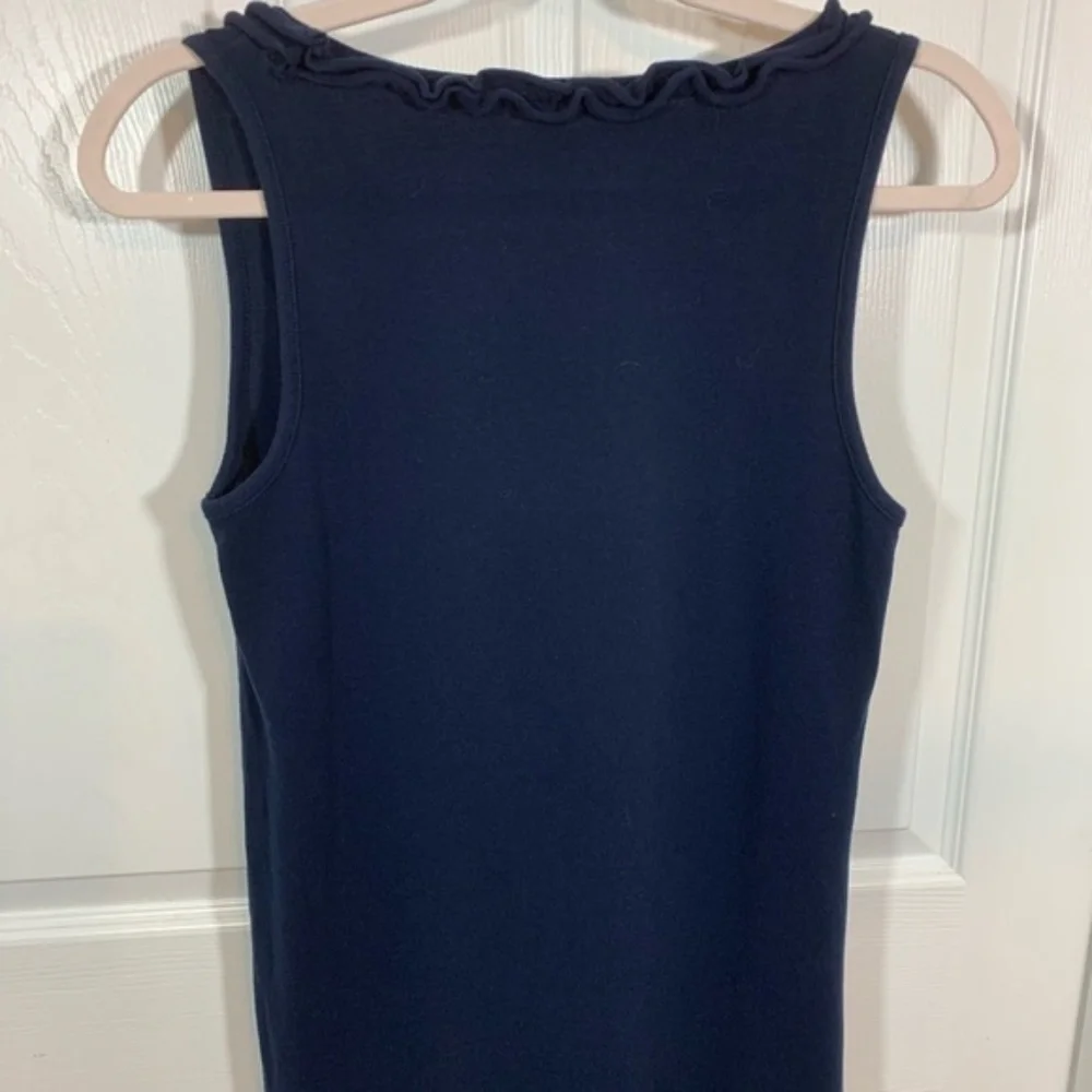 J. Crew Navy Blue Mini Shift Dress Sz XS